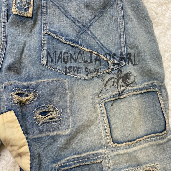 Magnolia Pearl Miner Denim Shorts Women's One Size - Picture 10 of 11
